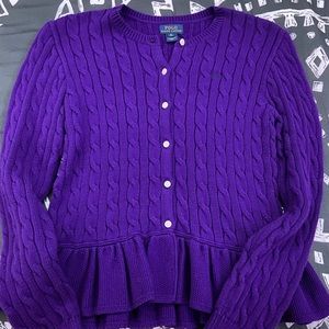 Purple sweater